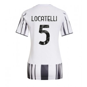 Juventus Manuel Locatelli #5 Jalkapallovaatteet Naisten Kotipaita 2025-26 Lyhythihainen